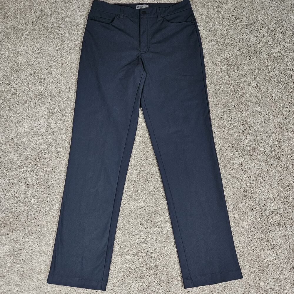 VRST Limitless Pants Mens 31X32 Navy Tapered Stretch Minimalist Business Casual